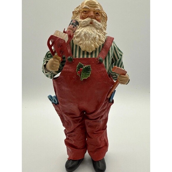 Vtg 1987 Possible Dreams Clothtique Santa Carpenter 713033 Christmas Figurine - Picture 13 of 15